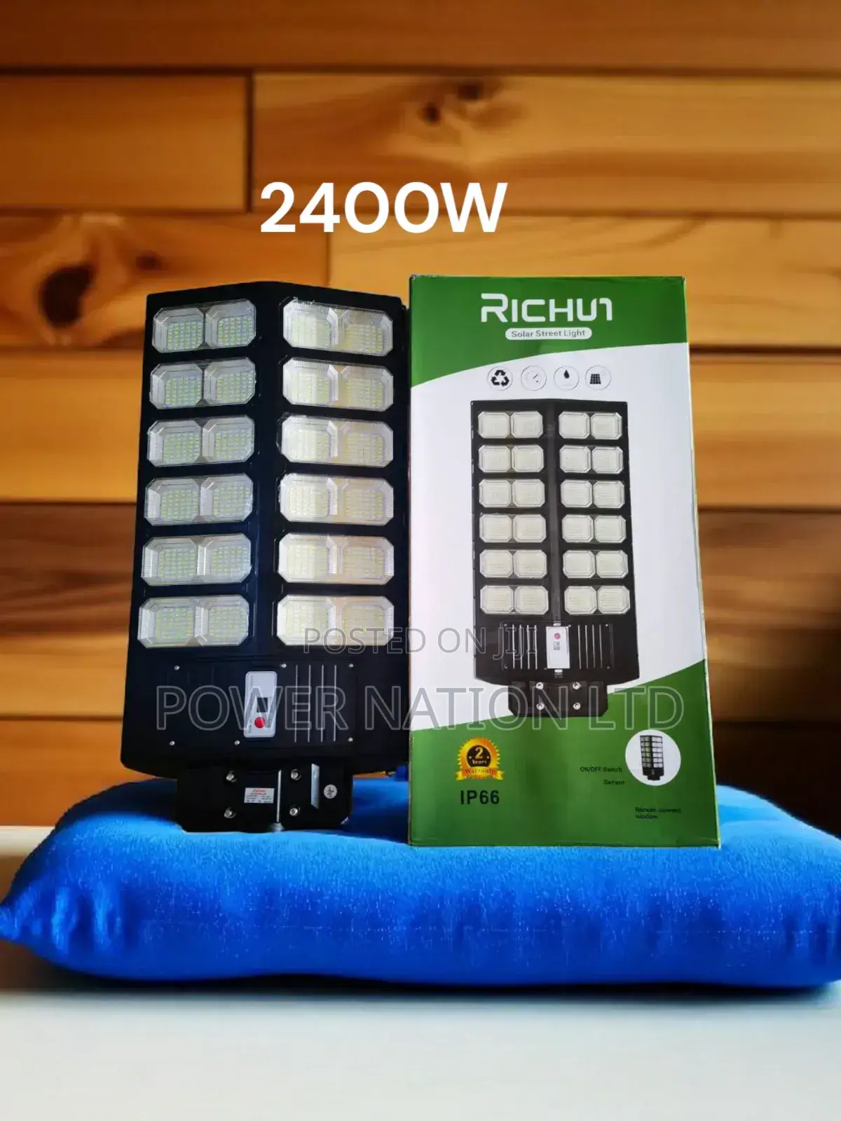 2400w Richui Solar Street / Security Light