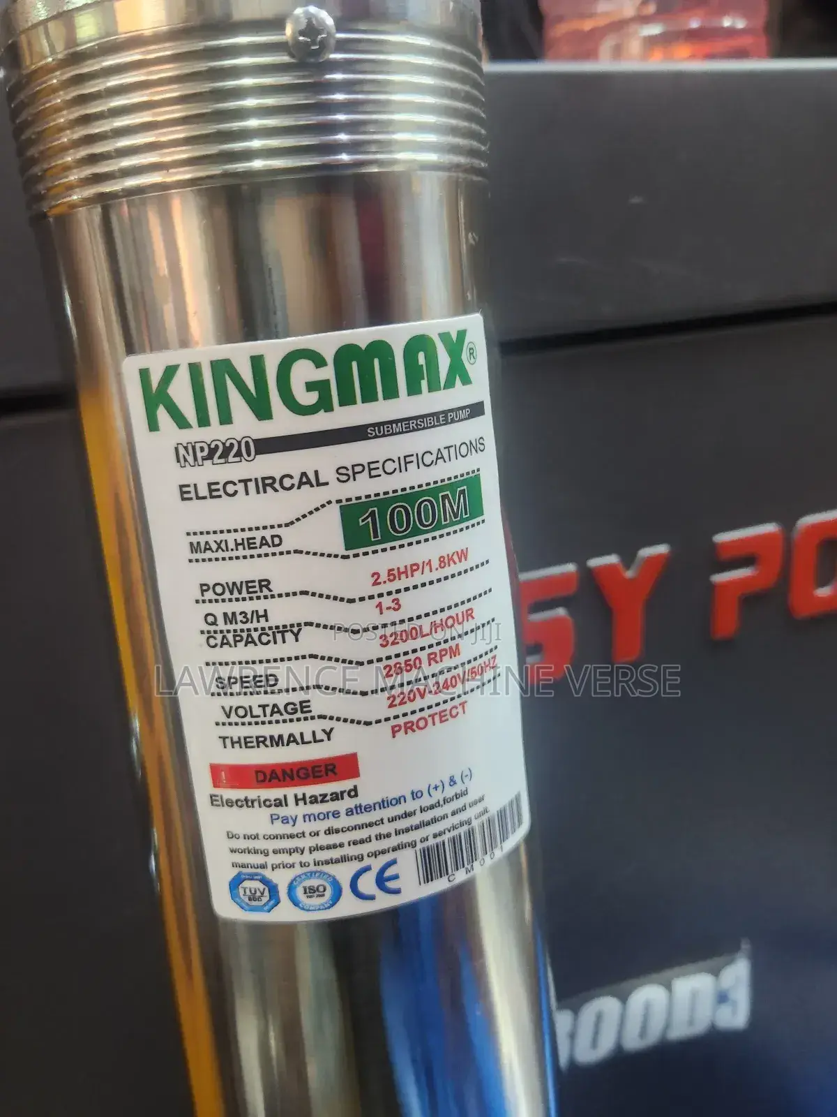 Electric Water Pump K Max 100m