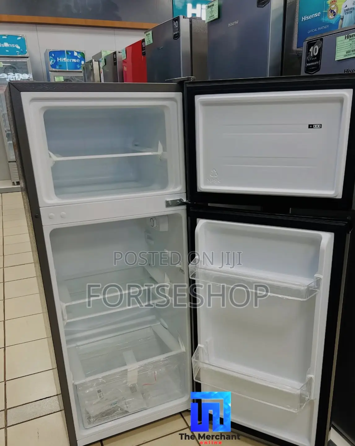 Hisense Double Door 160l Fridge