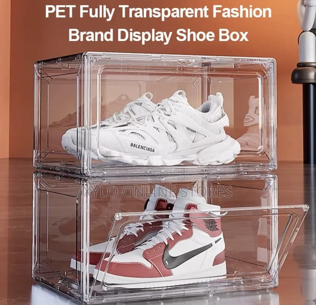 Transparent Shoe Storage Boxes