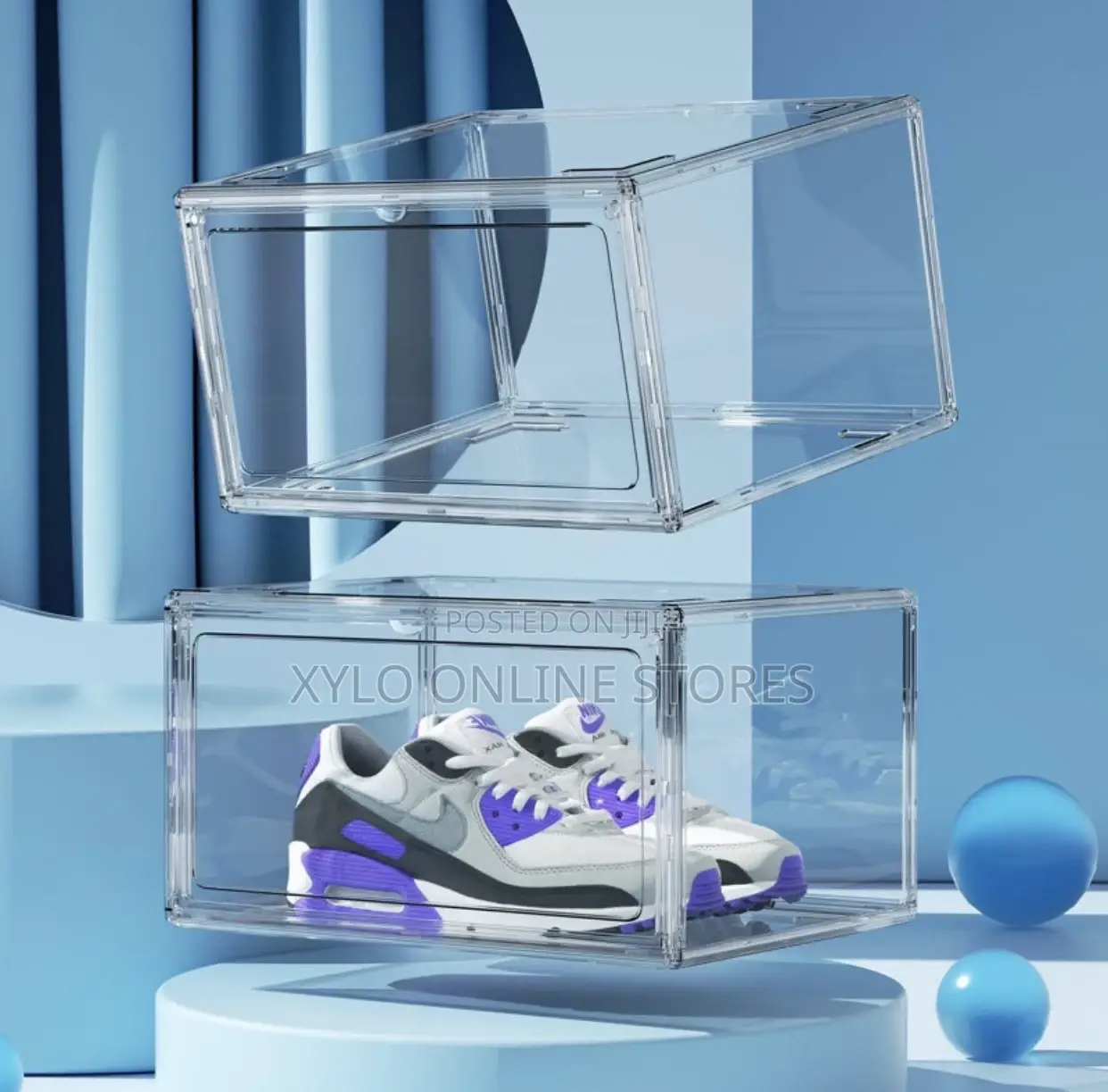 Transparent Shoe Storage Boxes