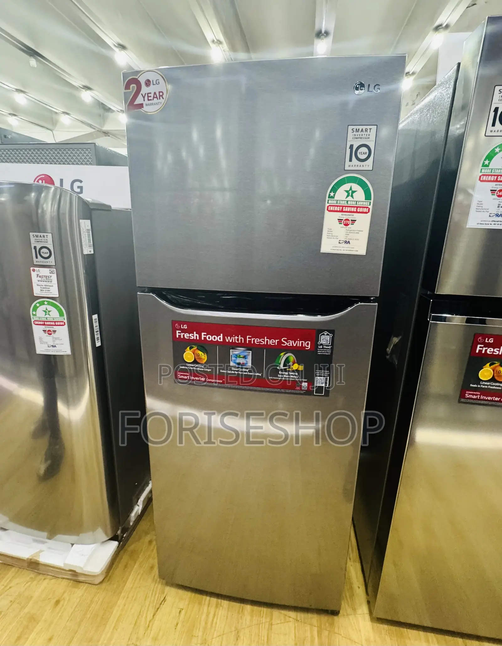 Lg Double Door Fridge 202l