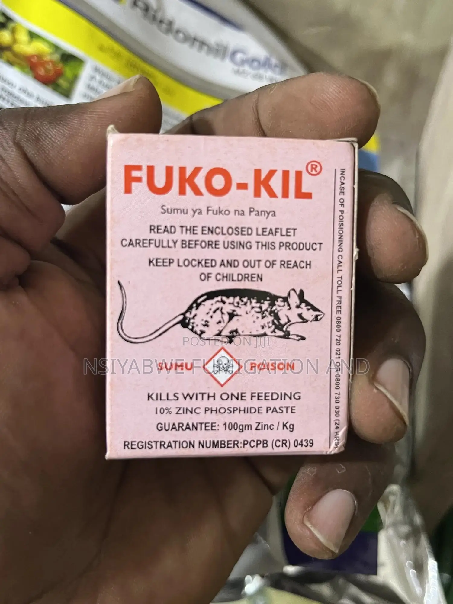 Fuko‐Kil 10% Zinc Phosphide Paste – Fast‐Acting Rodenticide