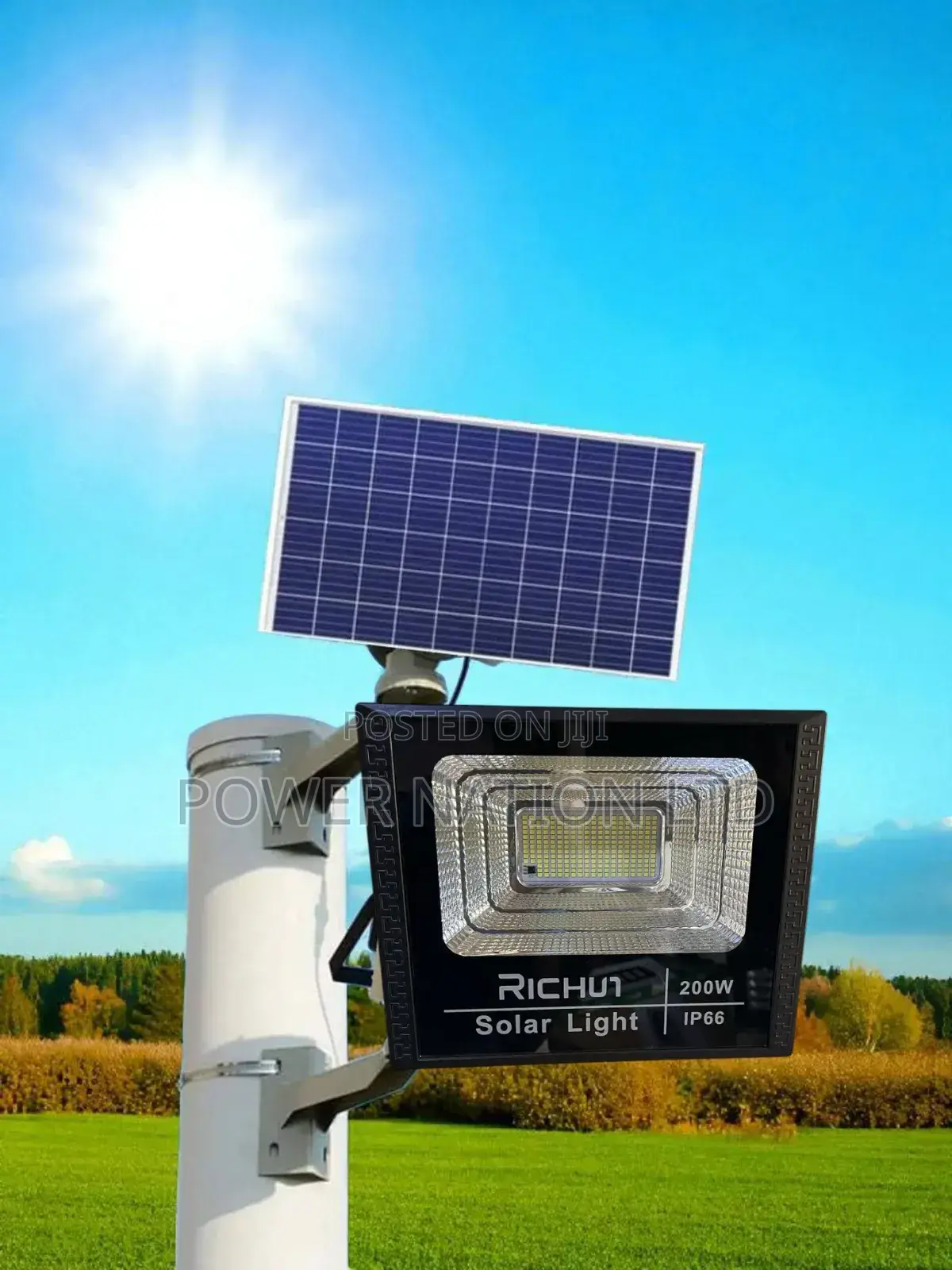 200w Richui Solar Flood / Security Light
