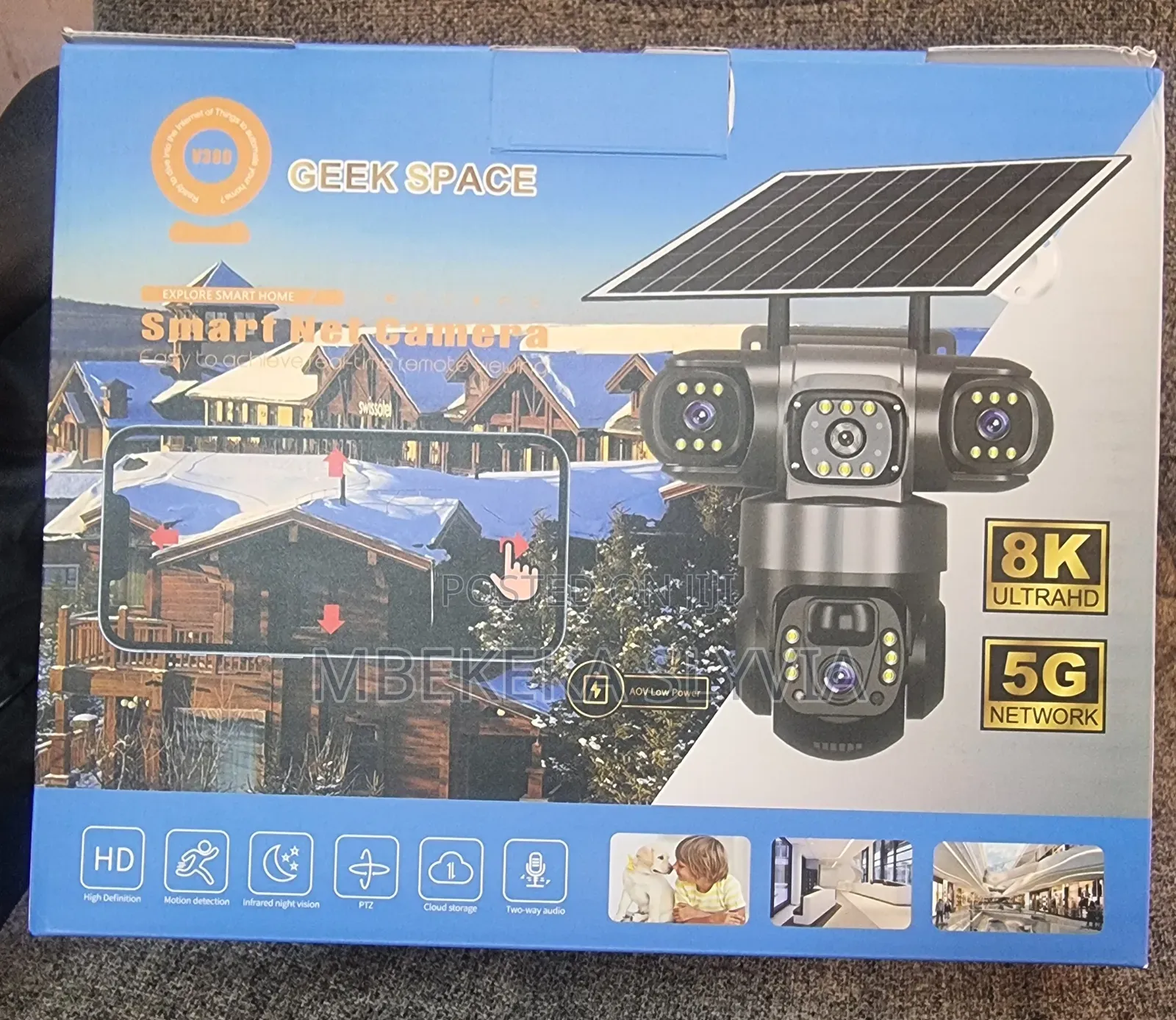 Solar Camera 3 Powerful Lens Free Memory Card Full Hd