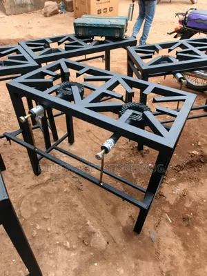 Commercial/Industrial Double Gas Burners \\ Metallic Body