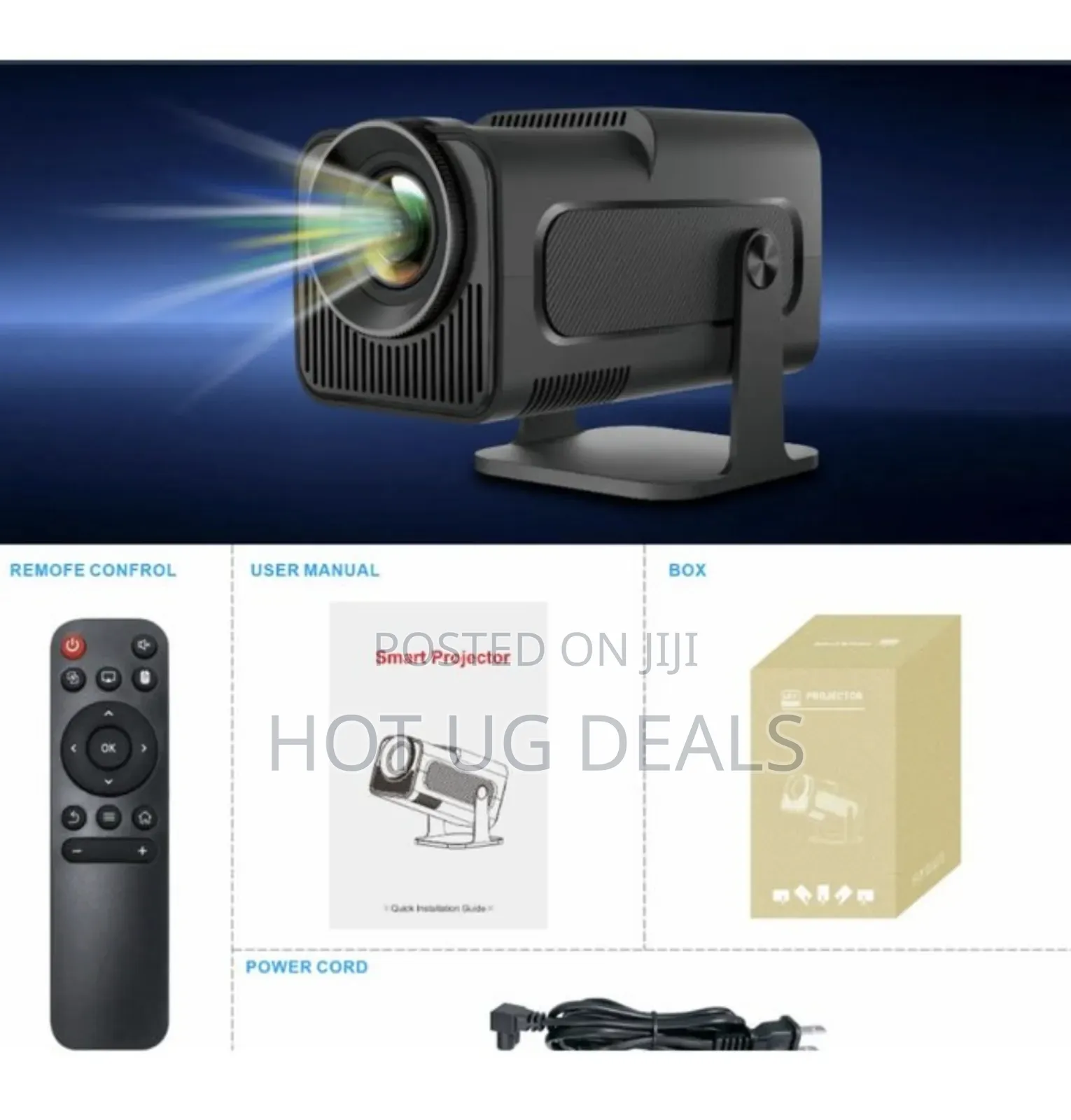 Smart Mini Android Tv Projector 4k Screen Video 1080p Lcd