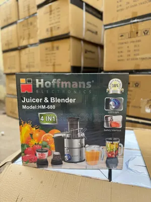 Hoffmans 4-in-1 Electric Juicer Blender, Model Hm-680.