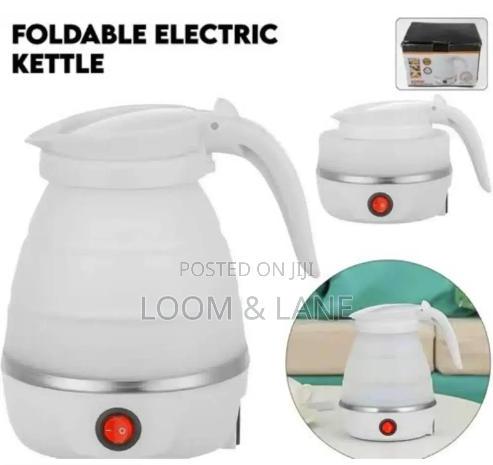 Durable Portable Silicone Collapsible Kettle