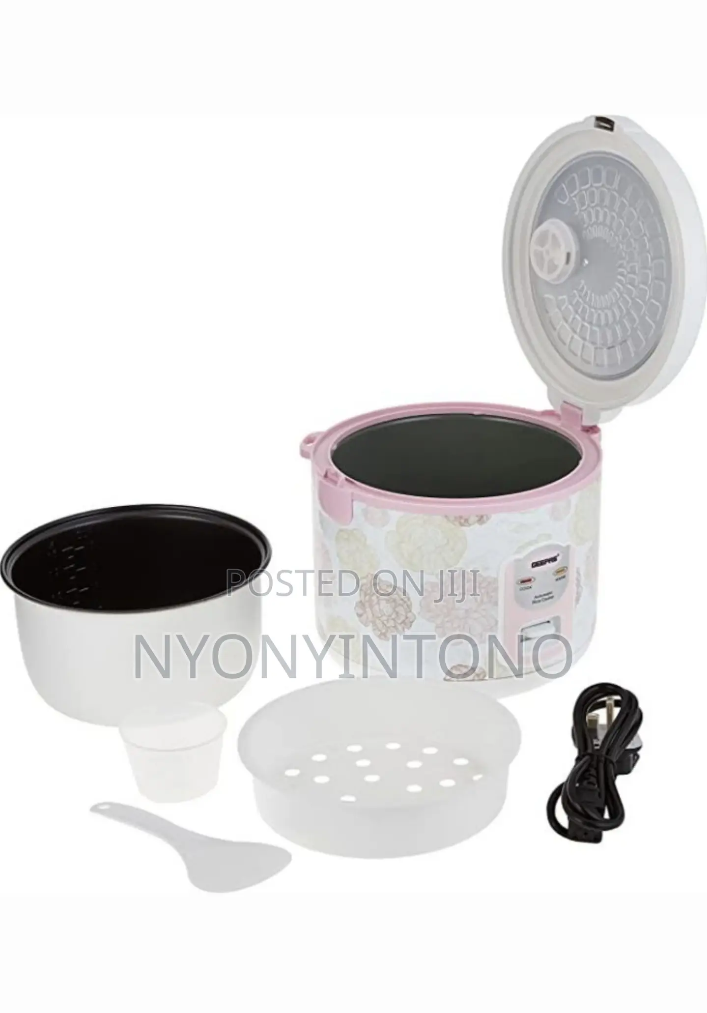 Geepas Top-Quality 1.5l Rice Cooker With 2yrs Warranty