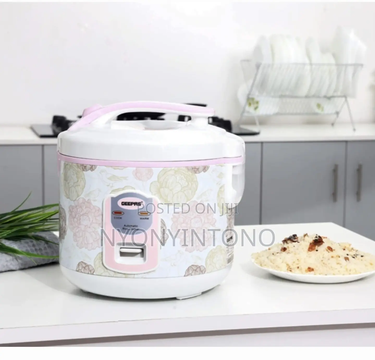 Geepas Top-Quality 1.5l Rice Cooker With 2yrs Warranty