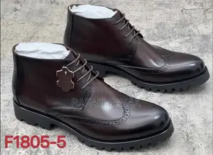 Men’S Super Classic Dark Tan Franco Banetti Oxford Boots