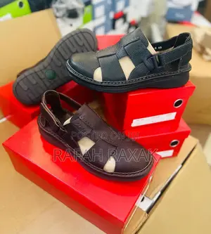 Men’S Super Classic Clarks Summer Leather Casual Sandals