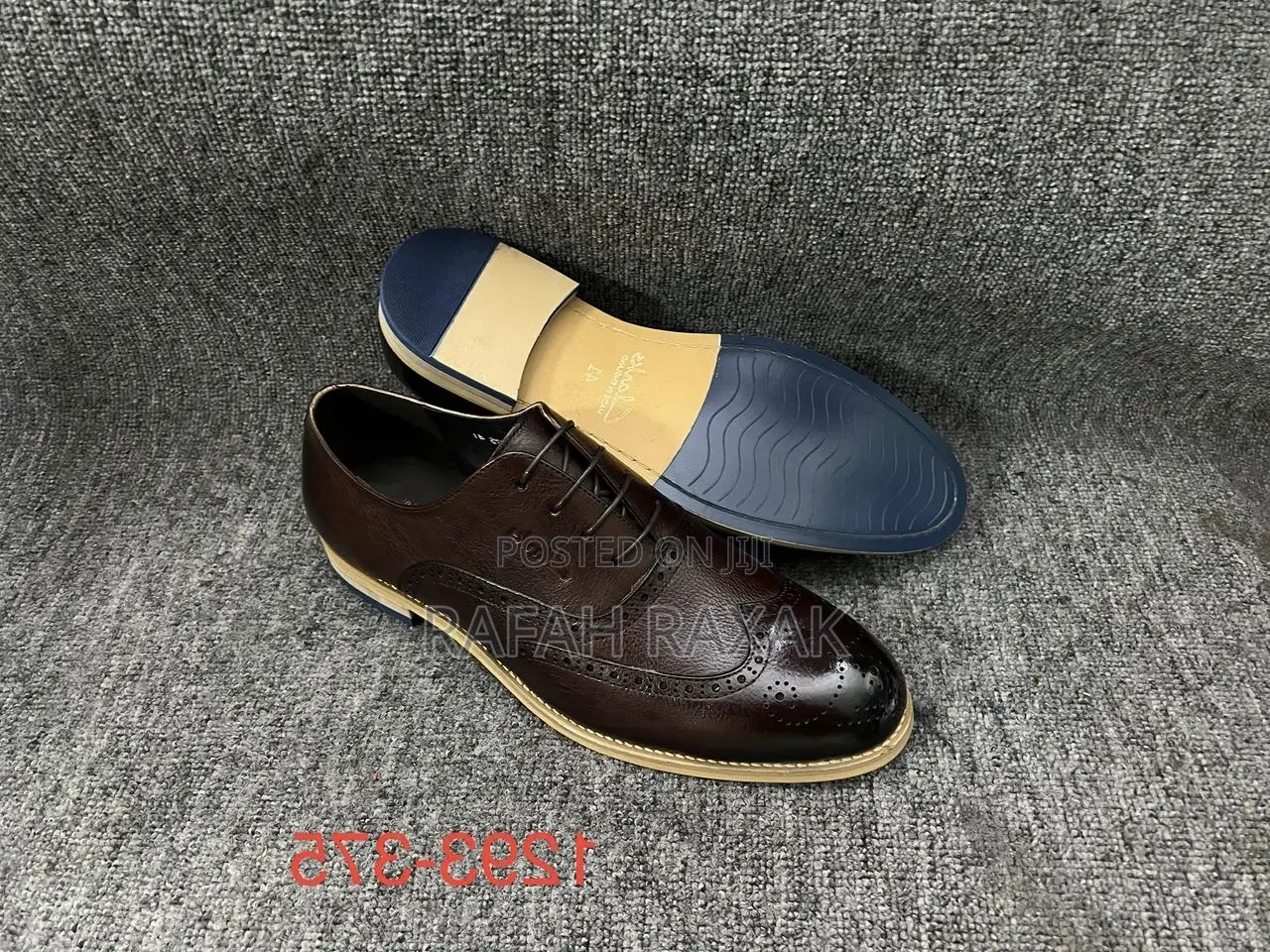 Original Men’S Dark Tan Clarks Gentle Oxfords