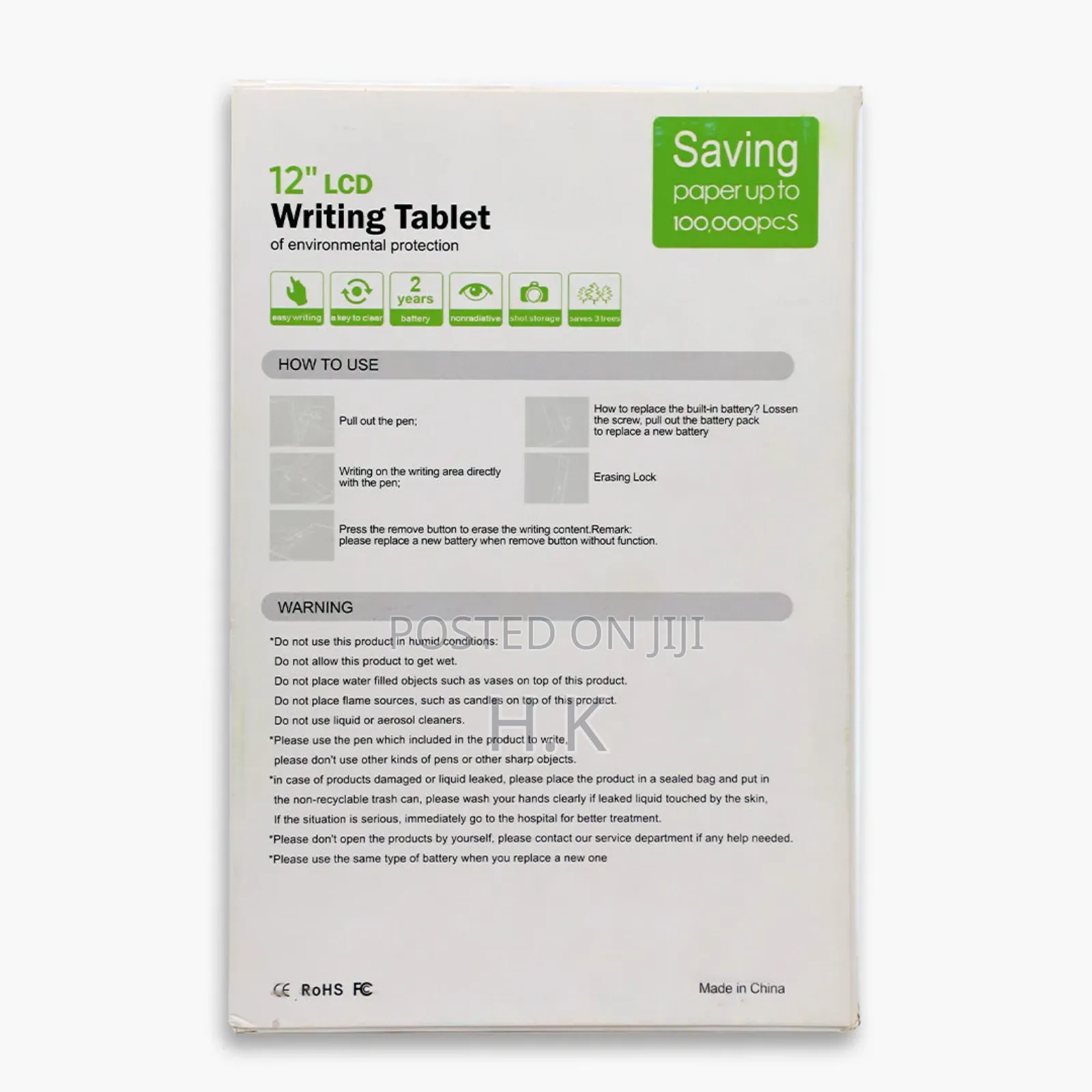 12" LCD Writing Tablet