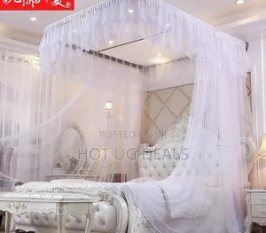 6x6 Wall Mounted Mosquito Net - White