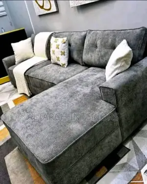 Simple 4 Seater L Sofa