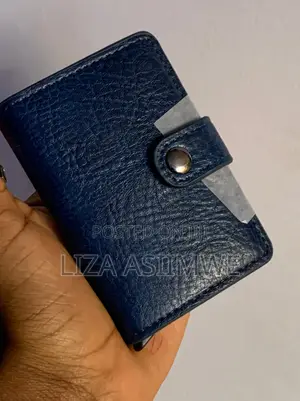 Genuine Navy Blue Card Holders