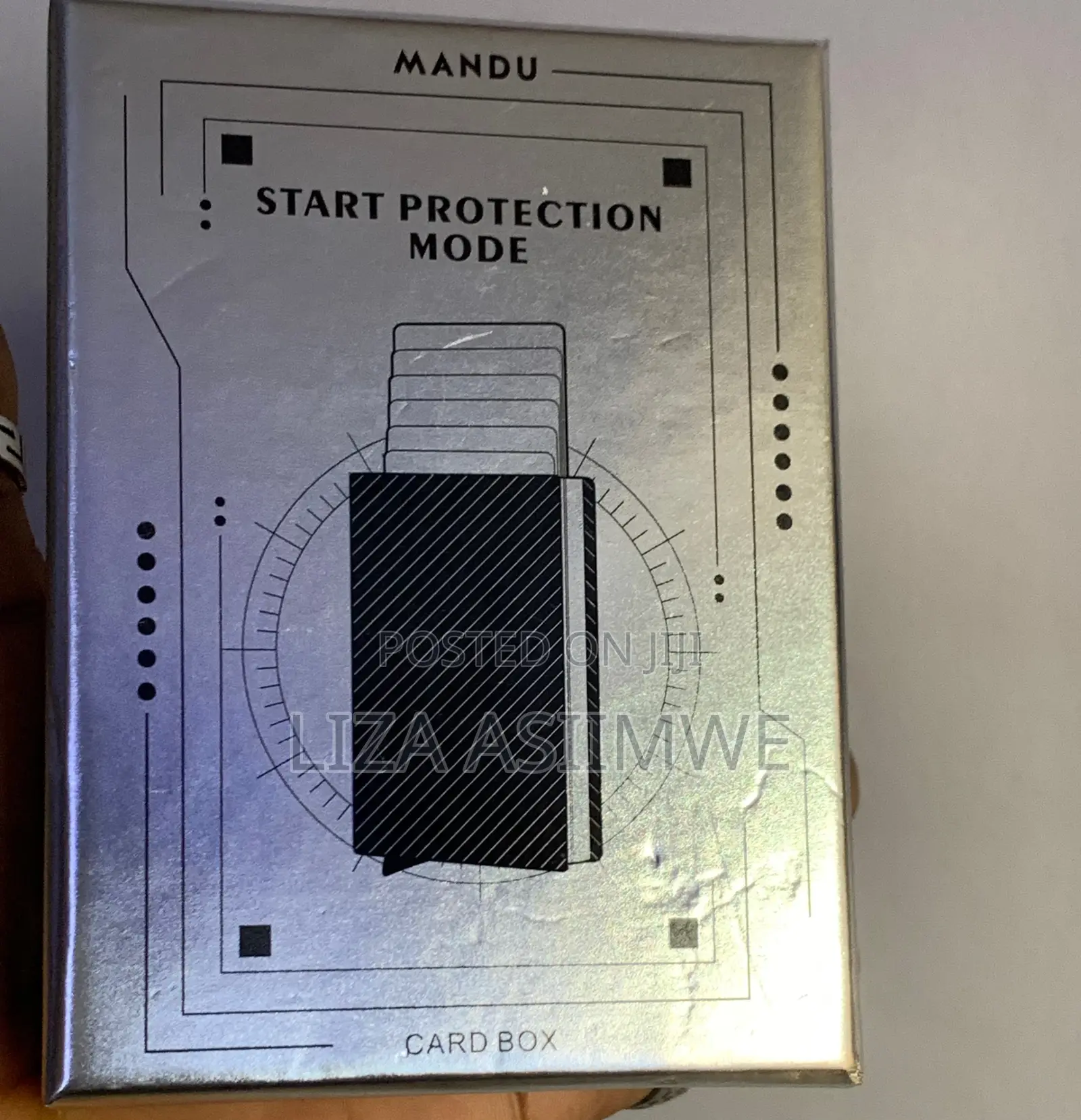 Genuine Navy Blue Card Holders