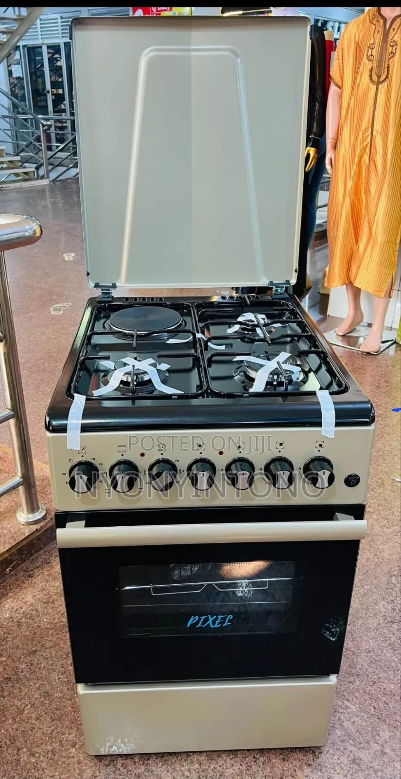 Pixel 50cm*50cm 3 + 1 Gas and Electric Cooker