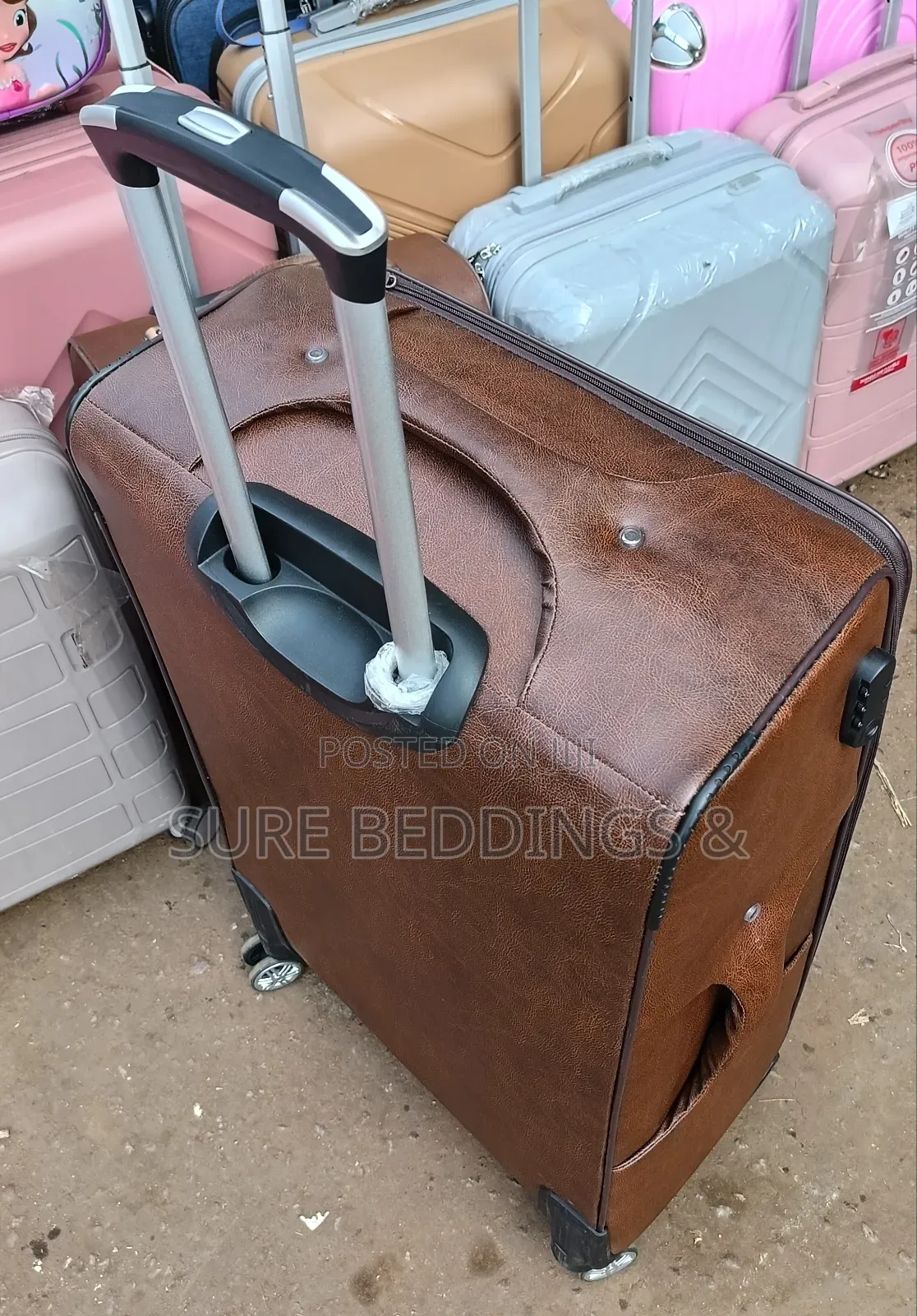 Generic Big Size Leather Suitcase
