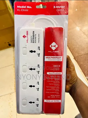 Klass Top-Quality 4-Ways Power Extension