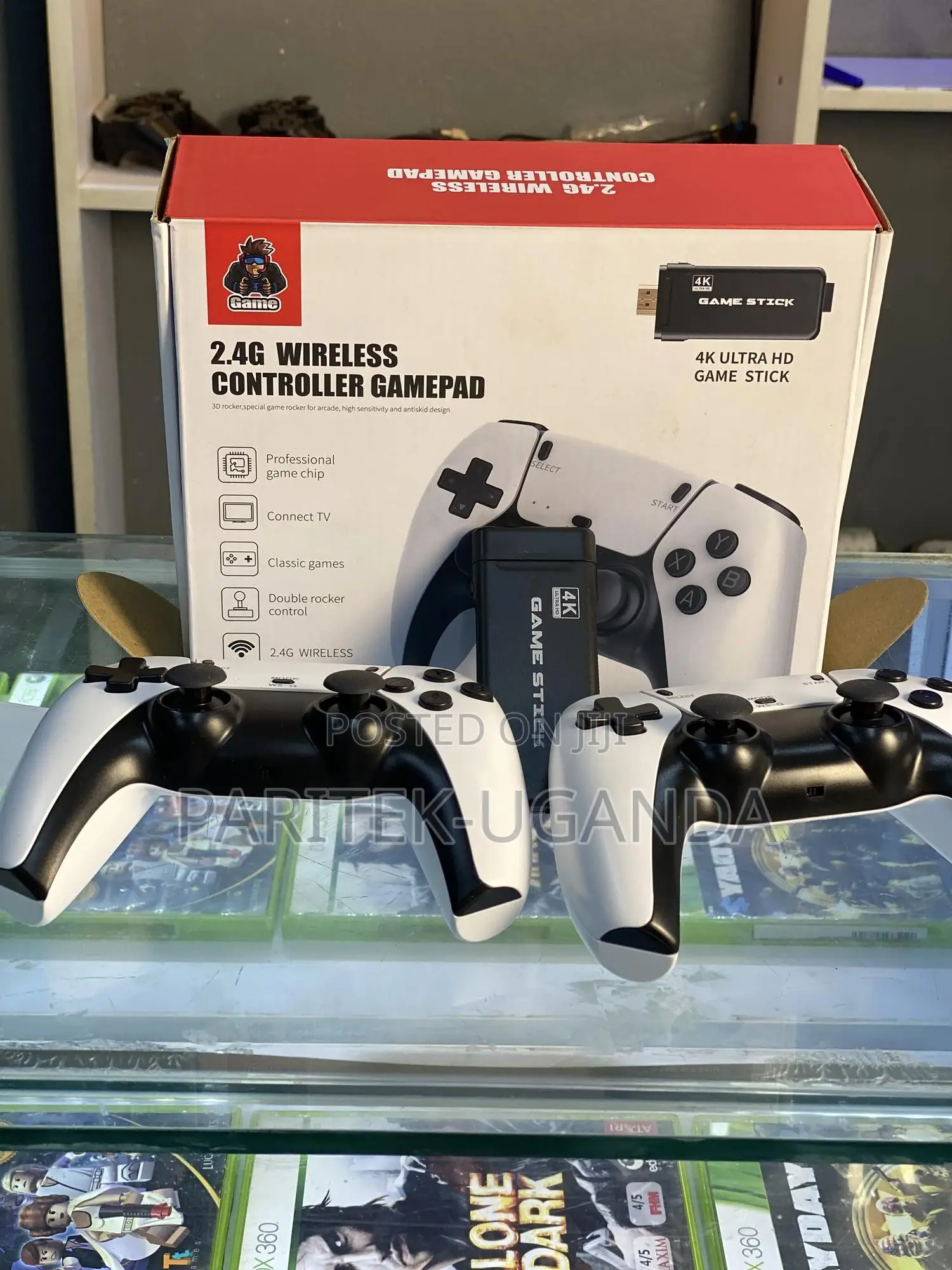 Wireless Controller Gamestick With Pads