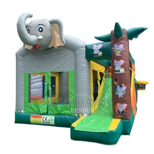 Commercial Grade Elephant Carton Inflatable Bouncing Castle