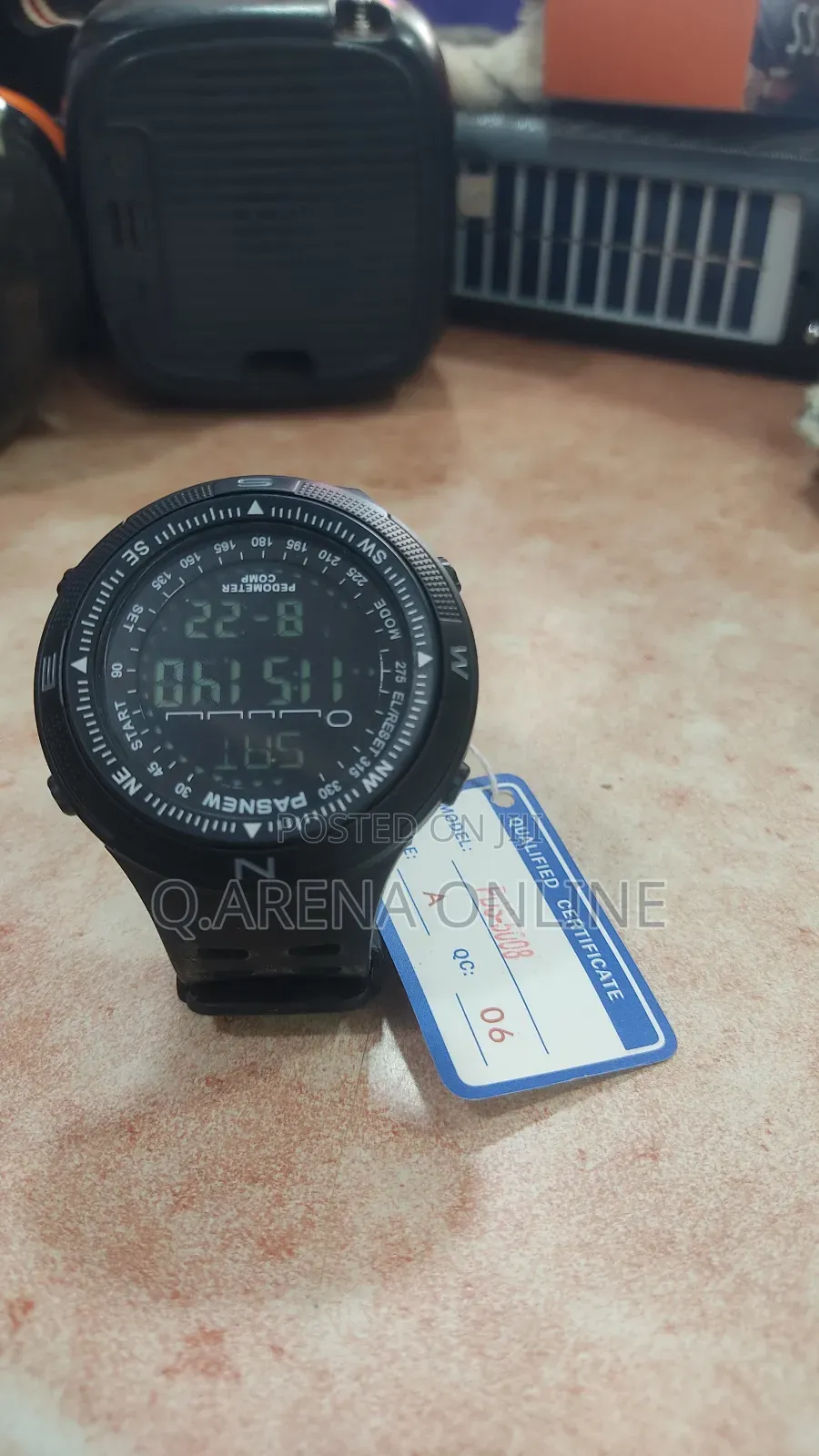 Pasnew Digital Watch Pedometer Comp