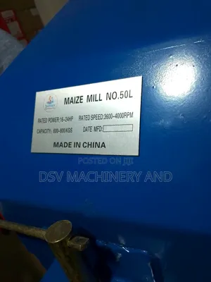 Maize Milling Machine