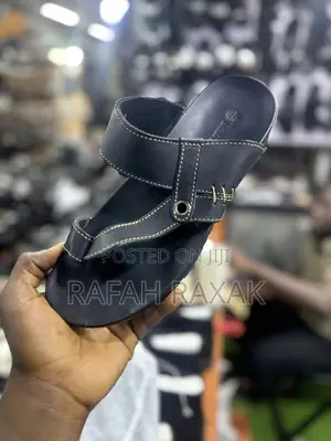 Men’S Classic Black Timberland Leather Sandals