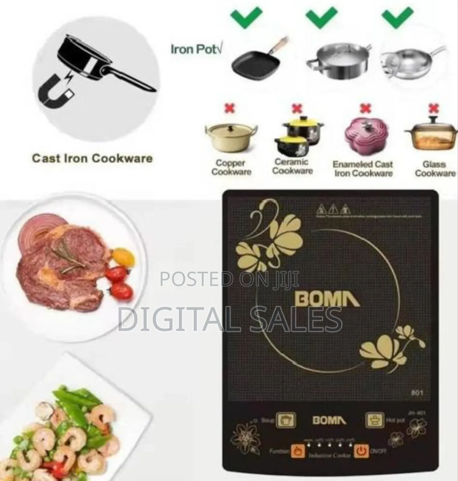 Boma 2200w Single Burner Multi Function