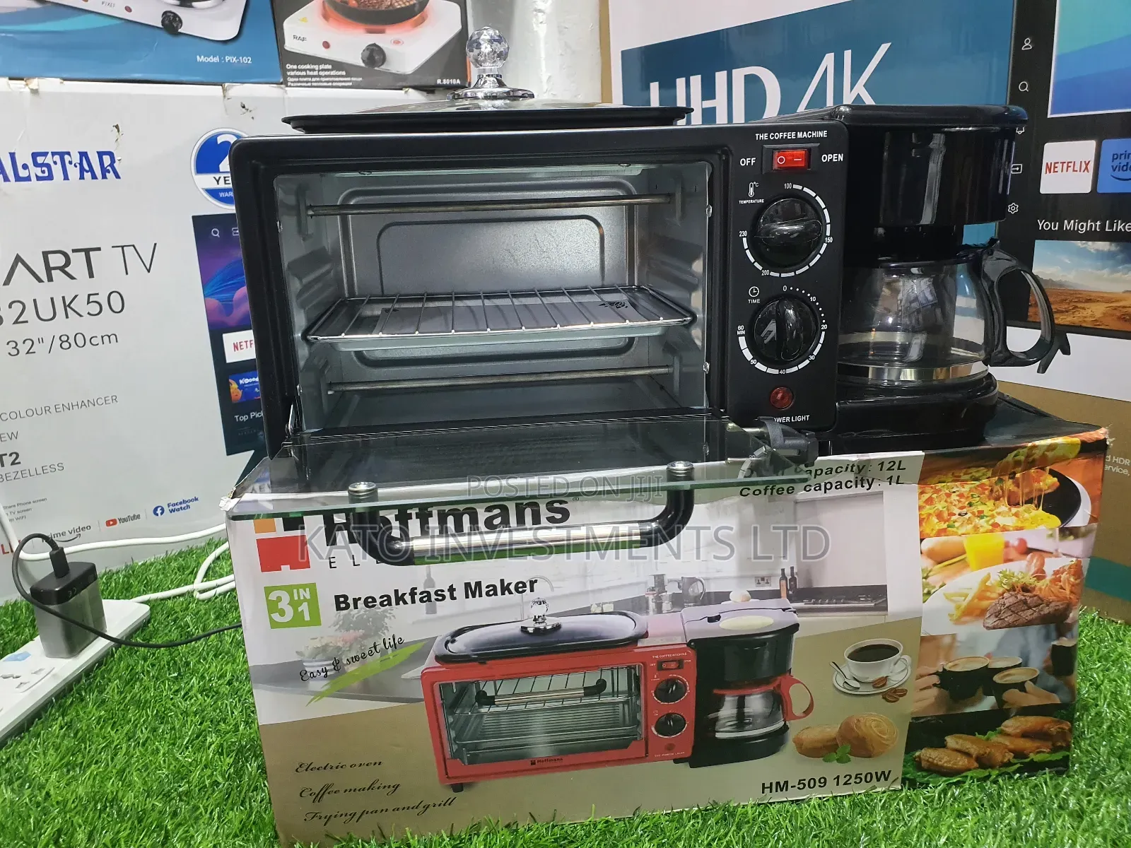Breakfast Maker With Coffee Maker And Oven