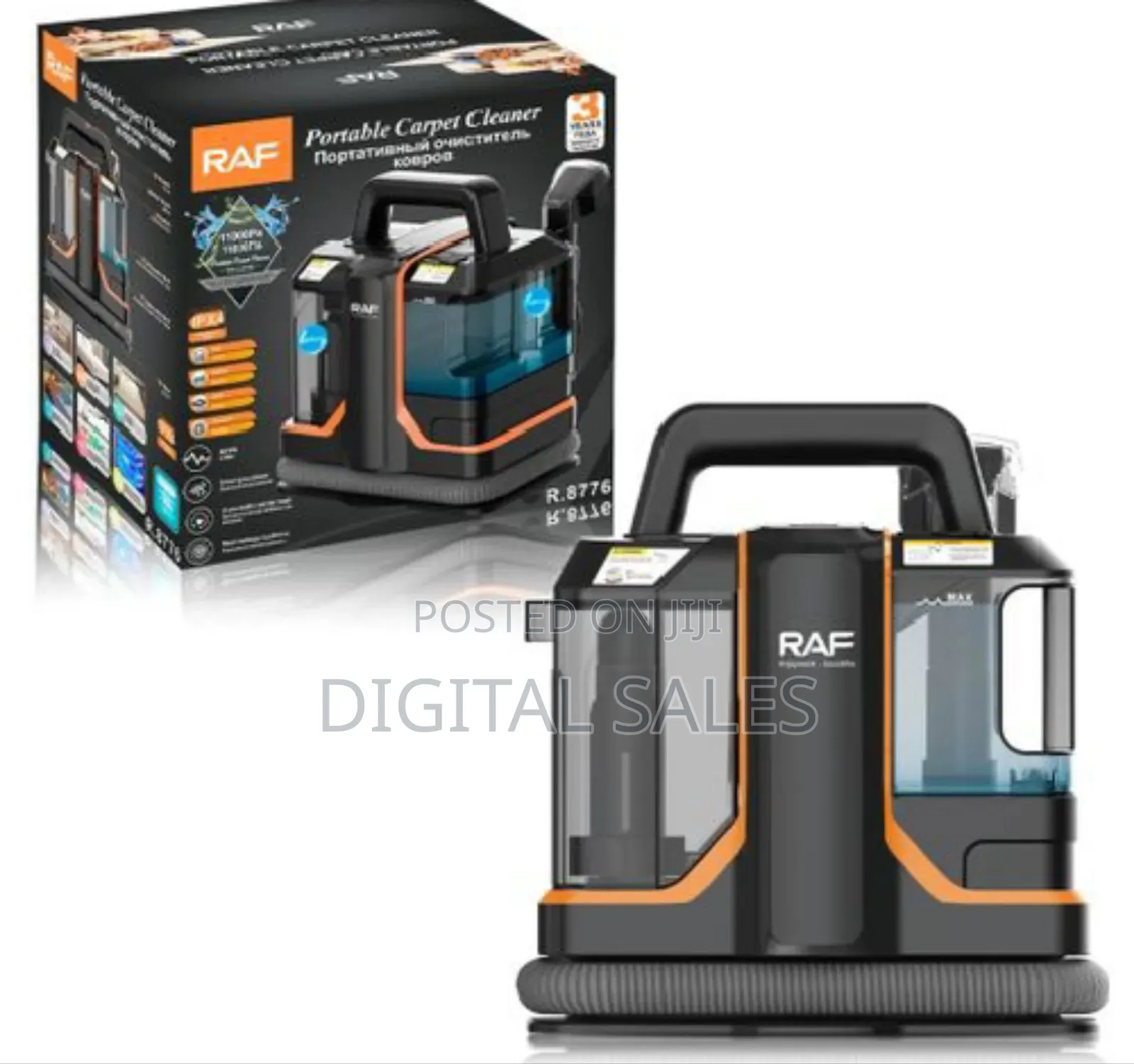 Raf.Wet and Dry Portable Carpet Cleaner