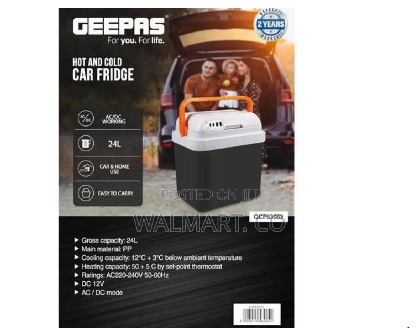 24l Geepas Car Mini Refrigerator