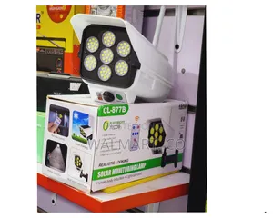 Solar Power Security Camera Monitoring Lamp With Sensor