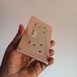 Original Italy Made Double Wall Socket With Led Indicators