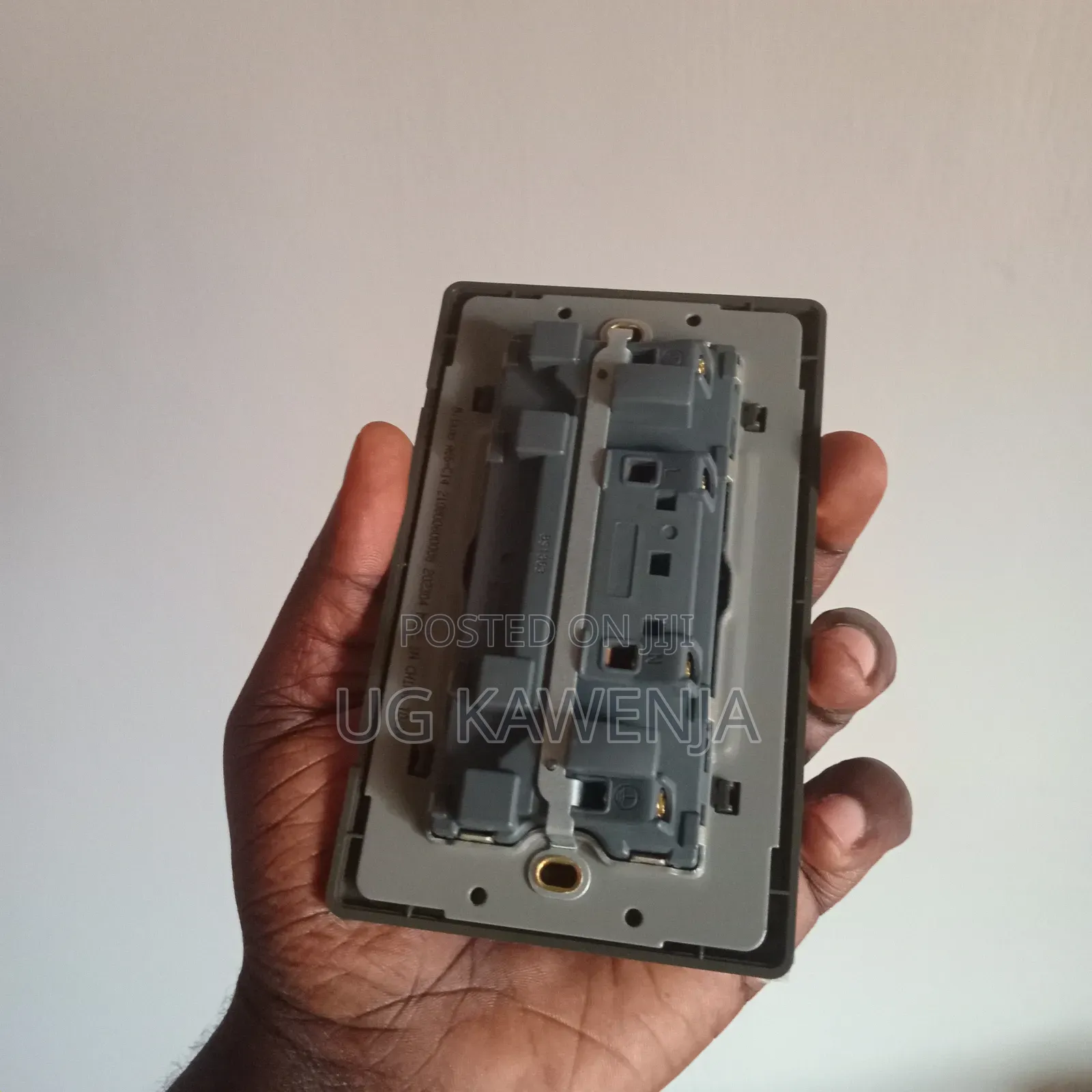 Original Italy Made Double Wall Socket With Led Indicators