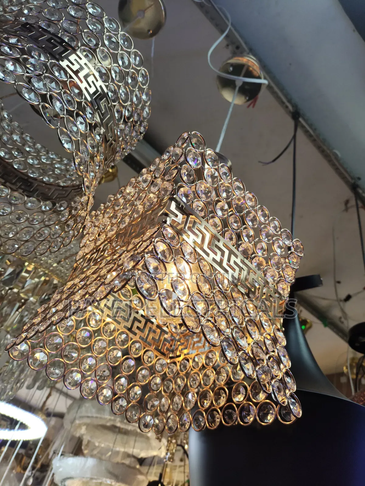 Unique Crystal Pendant Light