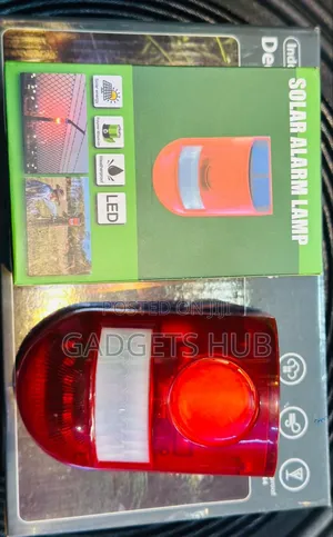 Solar Alarm Lamp Mini Alarm