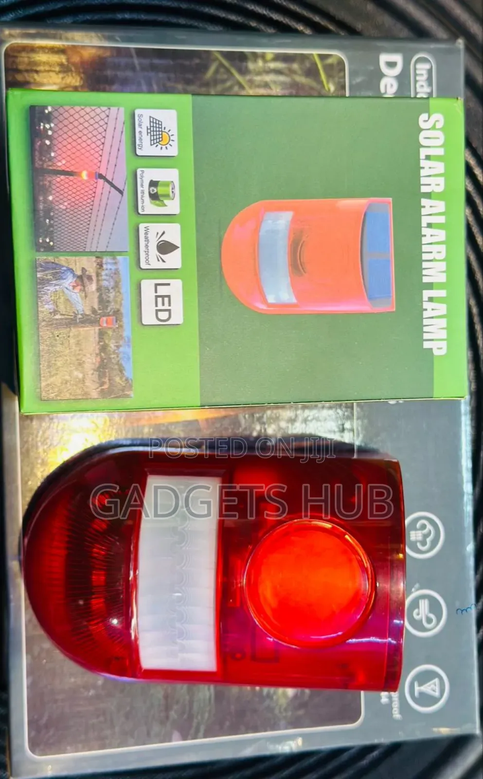 Solar Alarm Lamp Mini Alarm