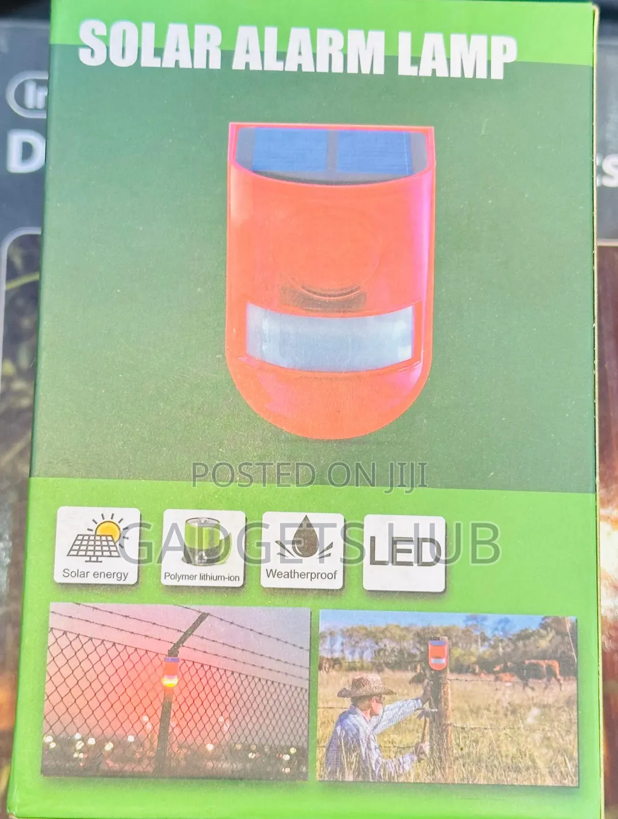 Solar Alarm Lamp Mini Alarm