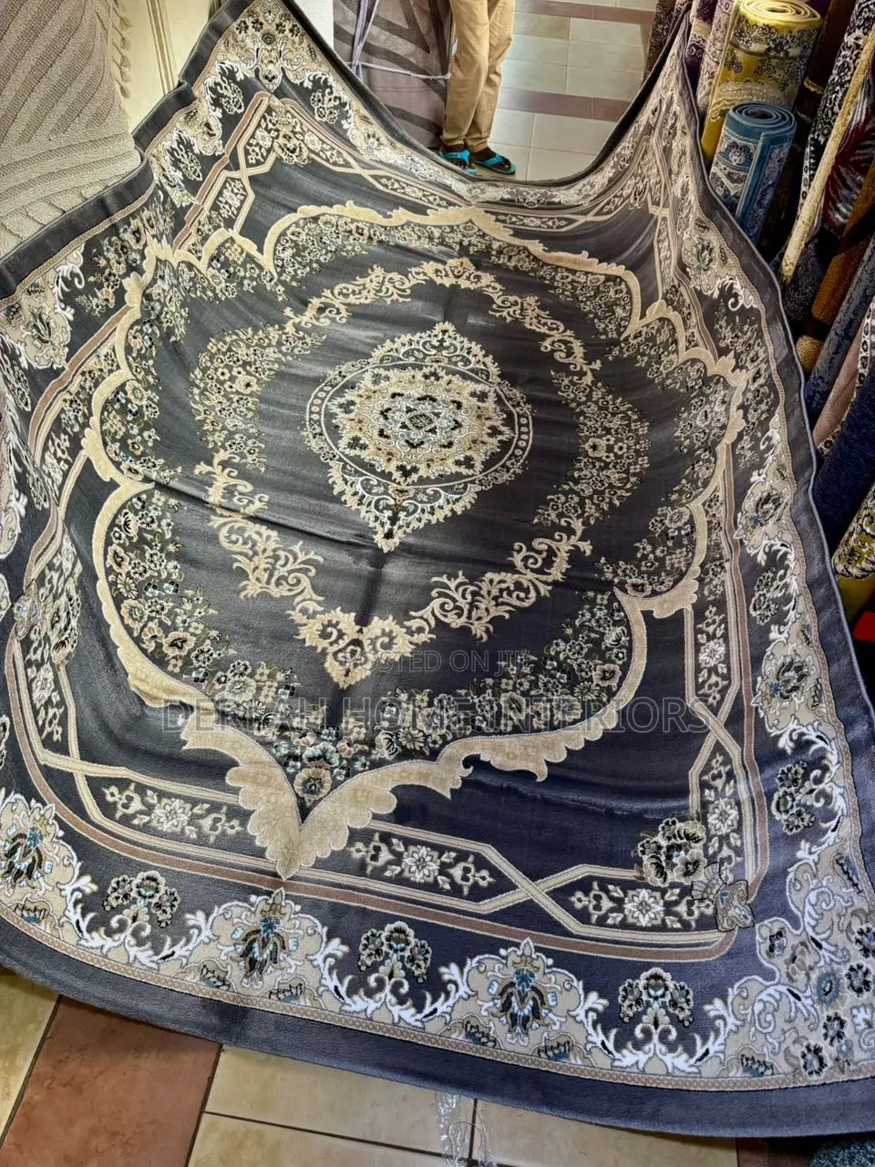 Gray Pakistan  Carpet