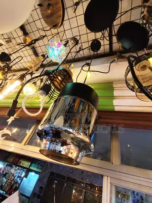 Black and Silver Pendant Light