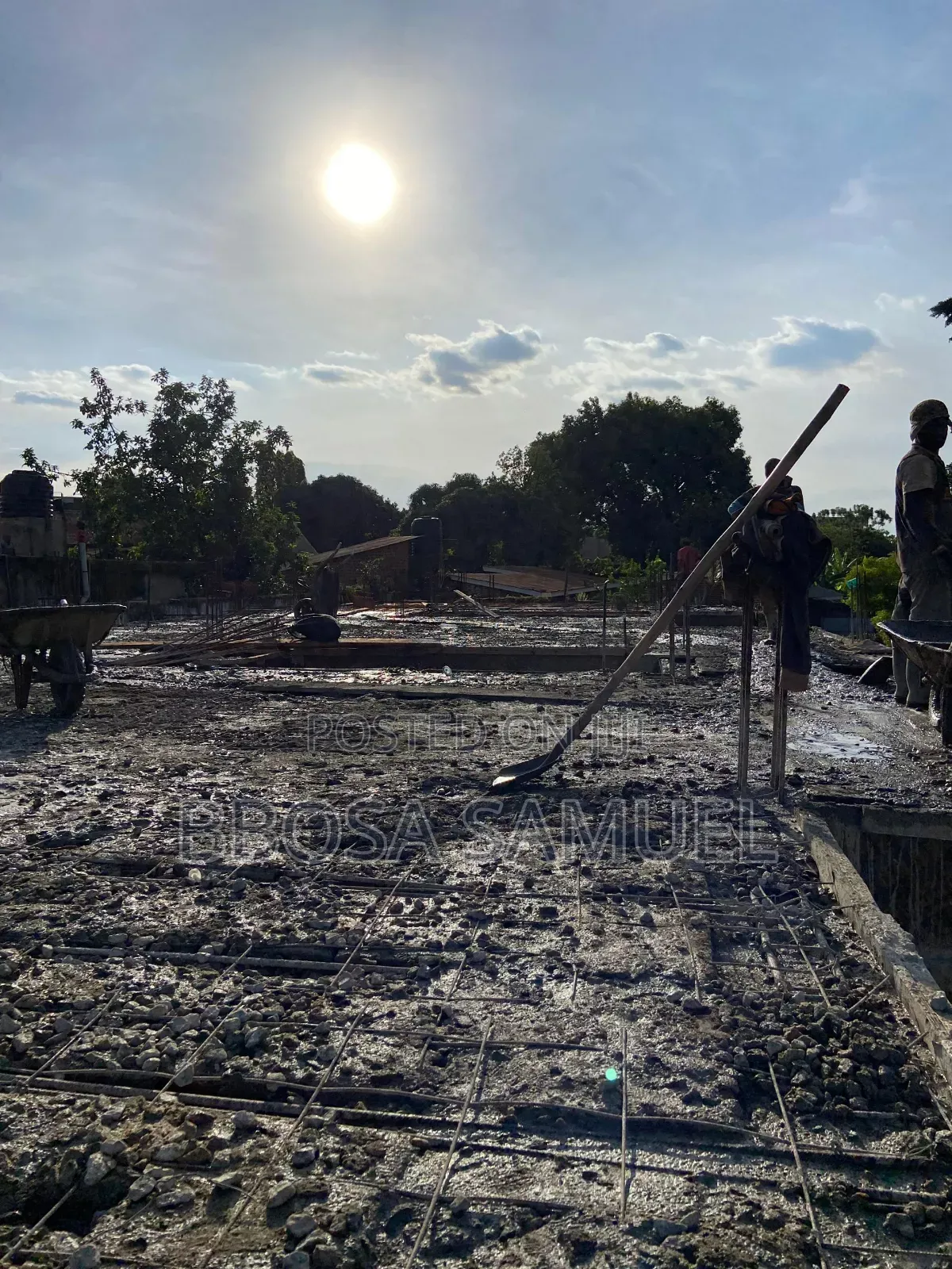 Concrete Casting on Affordable Prices Using Cranes and Mixer