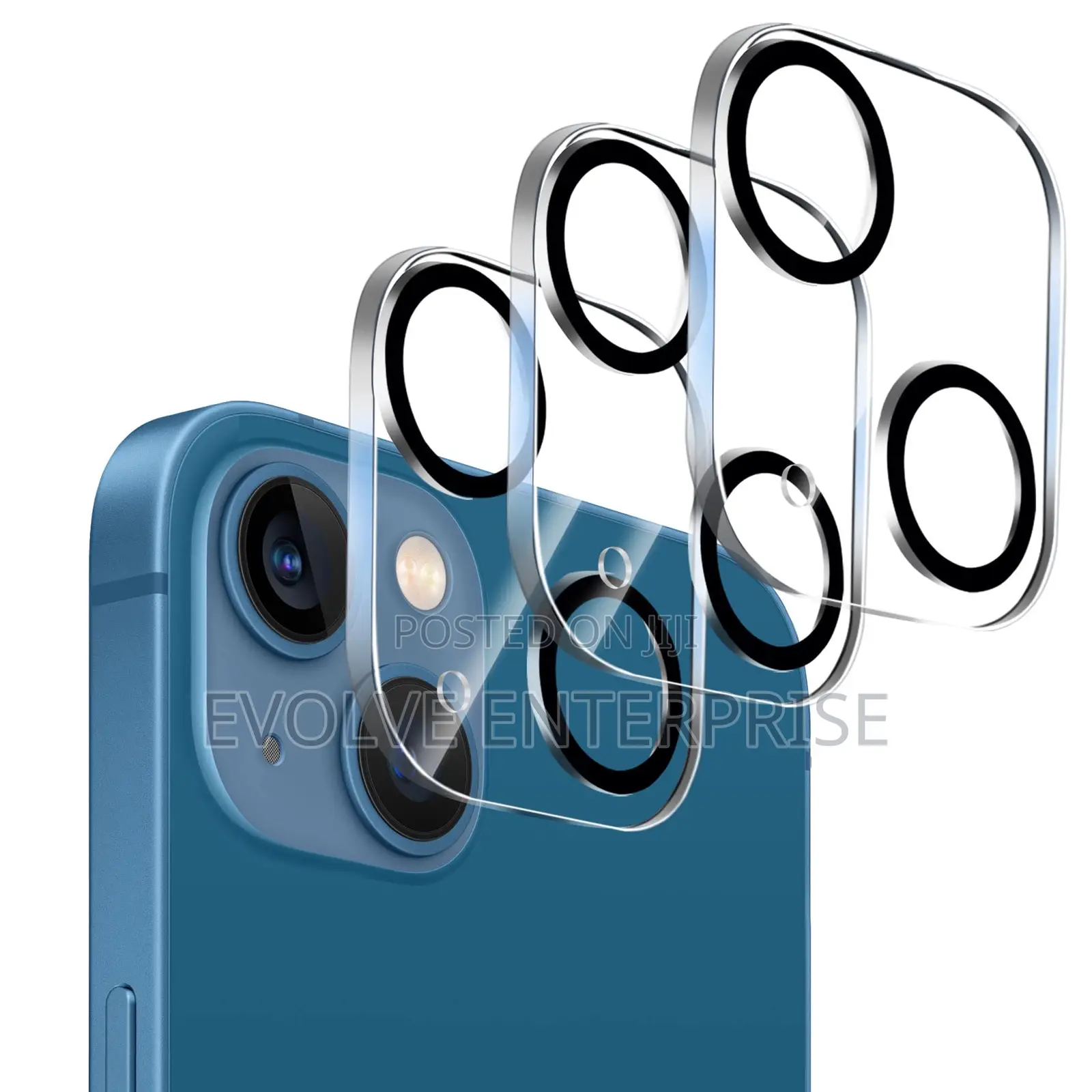 1 Pc iPhone 13 / 13 Mini Transparent Camera Lens Protectors