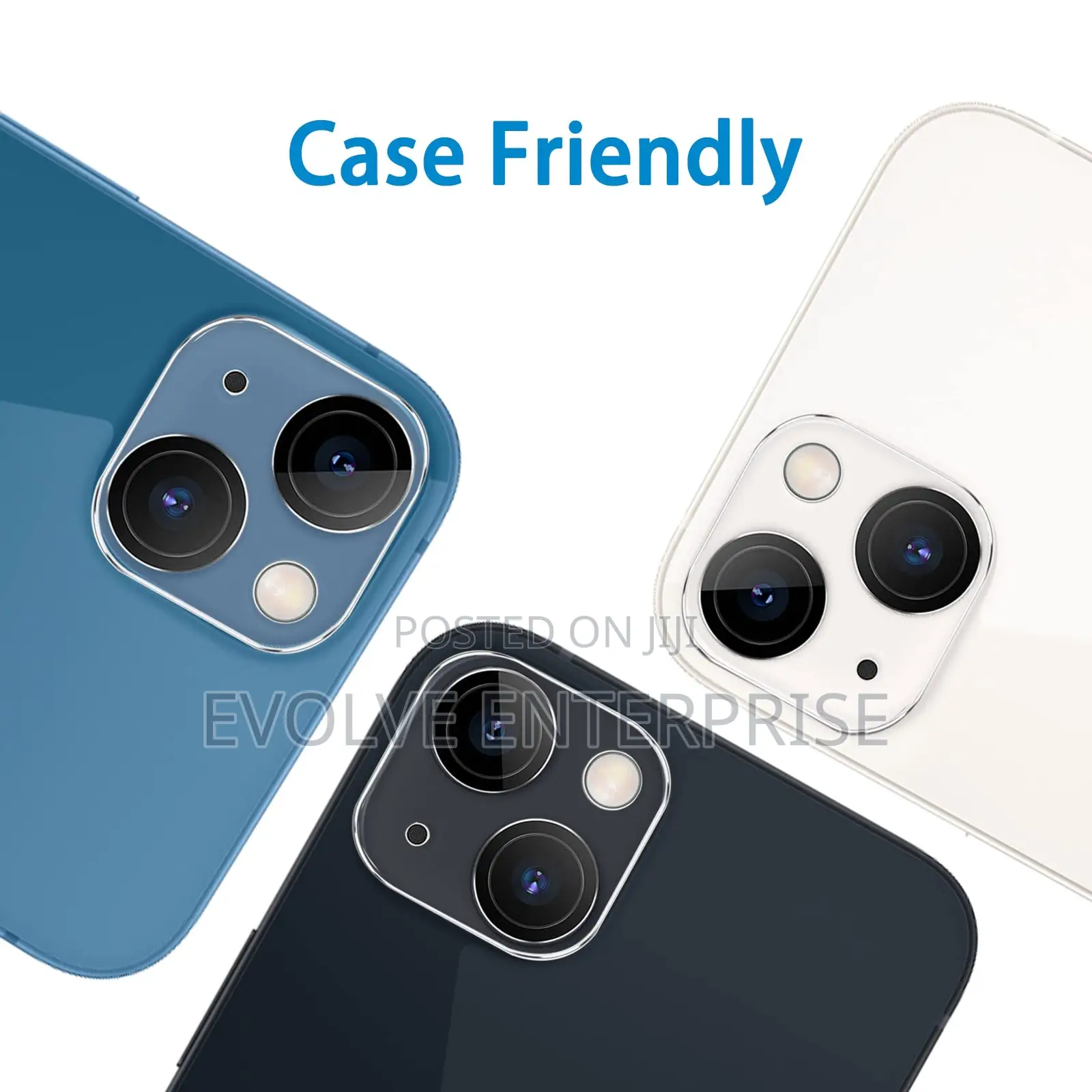 1 Pc iPhone 13 / 13 Mini Transparent Camera Lens Protectors