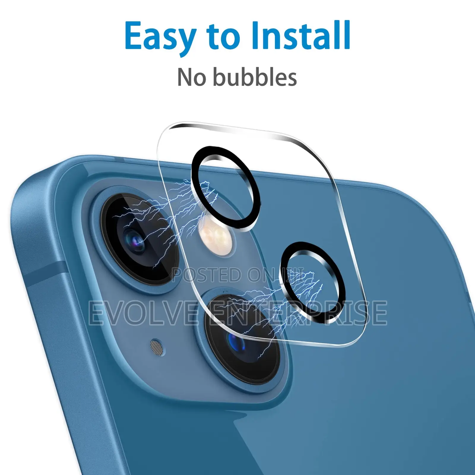 1 Pc iPhone 13 / 13 Mini Transparent Camera Lens Protectors