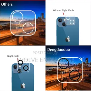 1 Pc iPhone 13 / 13 Mini Transparent Camera Lens Protectors