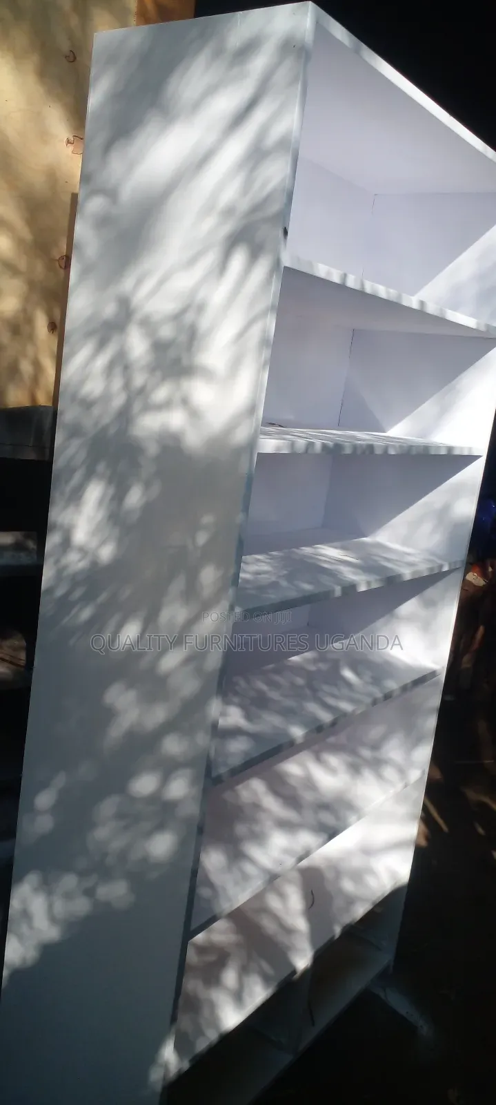 White Open Shelves